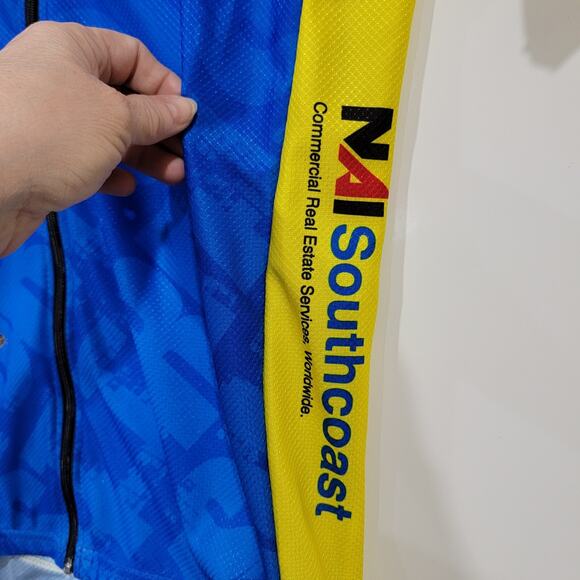 Louis Garneau Men's Diamond Cycling Full Zip Jersey TCCA Bike Shirt Size Large - Picture 9 of 13